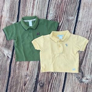 Green and Yellow Baby boy Polo Shirts